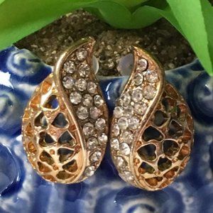 Gold Filigree Earrings